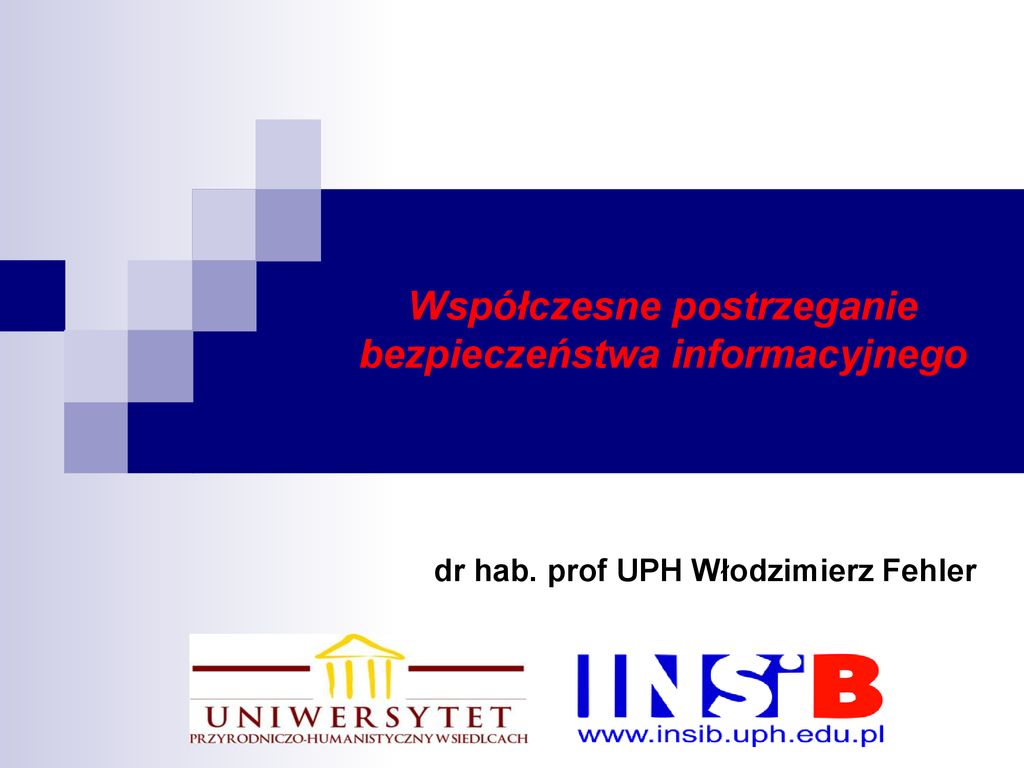 Współczesne postrzeganie bezpieczeństwa informacyjnego ppt pobierz